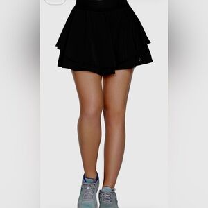 Skechers Black Go Walk Sport Court Layered Skort